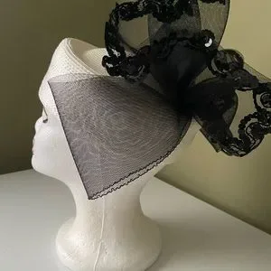 Unbranded | Accessories | Stylish White W Black Embellished  display picture 2